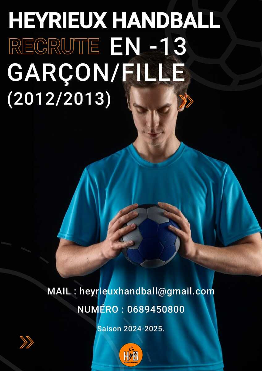 Recrute en M13 garçon/fille (2012/2013)