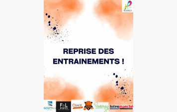 Reprise des entrainements !