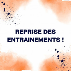 Reprise des entrainements !